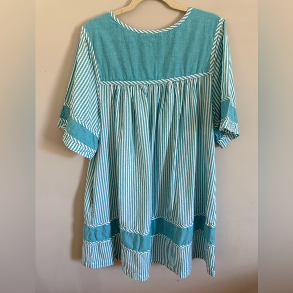 Go Softly Patio Dress - Size L - Teacup Embroidery - Excellent Condition - Picture 5 of 8